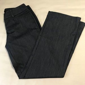 Bootcut denim-like dress pants